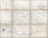 1887 Map of Hancock County Kentucky & Parts of Ohio Grayson Breckinridge