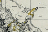 1881 Map of Oahu Hawaiian Islands