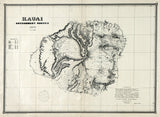 1878 Map of Kauai Hawaii