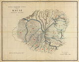 1903 Map of Kauai Hawaii
