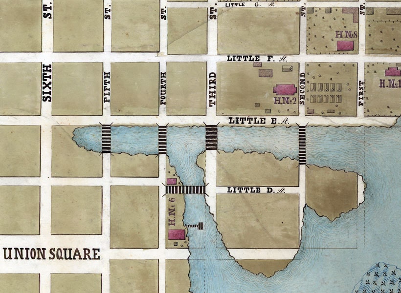 1860 Map of Beaufort South Carolina