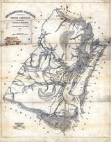 1825 Map of Georgetown District (County) South Carolina