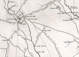 1825 Map of Greenville County South Carolina