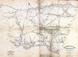 1825 Map of Barnwell County South Carolina