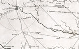 1825 Map of Laurens County South Carolina