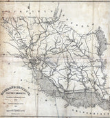 1820 Map of Richland District South Carolina
