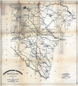 1820 Map of Spartanburgh District (County) South Carolina
