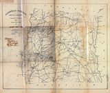 1825 Map of Abbeville District (County) South Carolina
