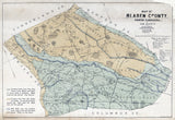 1885 Map of Bladen County North Carolina