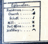 1886 Map of Cleveland County North Carolina