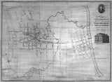 1822 Map of Fayetteville North Carolina