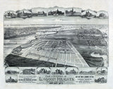 1880 Map of Lagoon Heights Cottage City Massachusetts