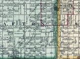 1897 Map of Brookings County South Dakota