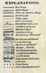 1897 Map of Hamlin County South Dakota