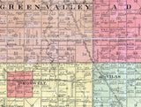 1898 Map of Miner County South Dakota