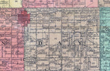 1900 Map of Clark County South Dakota