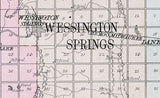 1909 Map of Jerauld County South Dakota