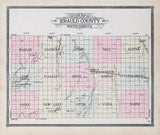 1909 Map of Jerauld County South Dakota