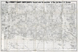 1910 Farm Line Map of Bennett County South Dakota