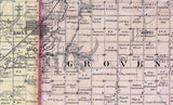 1896 Map of Moody County South Dakota Egan
