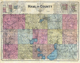 1897 Map of Hamlin County South Dakota