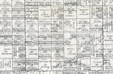 1910 Farm Line Map of Bennett County South Dakota