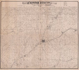 1883 Farm Line Map of Crawford County Iowa