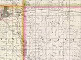 1883 Farm Line Map of Story County Iowa