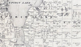 1883 Map of Dickinson County Iowa