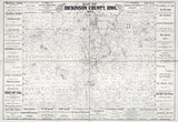 1883 Map of Dickinson County Iowa