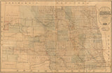 1892 Map of North Dakota