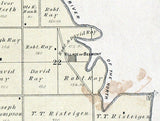 1892 Map of Traill County North Dakota