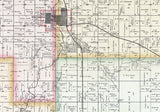 1885 Farm Line Map of Wright County Iowa