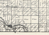 1896 Farm Line Map of Clay County Iowa