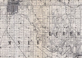 1900 Map of Buchanan County Iowa