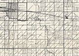 1896 Farm Line Map of Clay County Iowa