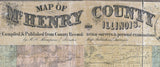 1862 Farm Line Map of McHenry County Illinois