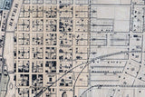 1864 Map of Joliet Will County Illinois