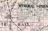 1873 Map of Greene County Illinois