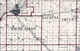 1874 Map of Lee County Illinois