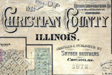 1877 Map of Christian County Illinois