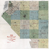 1899 Farm Line Map of St Clair County Illinois Belleville St Louis