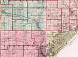 1904 Farm Line Map of Peoria County Illinois