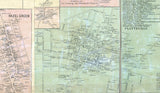 1868 Map of Grant County Wisconsin Platteville