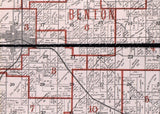 1900 Farm Line Map of Franklin County Illinois