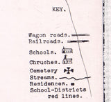 1904 Farm Line Map of Peoria County Illinois