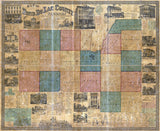 1858 Map of Fond du Lac County Wisconsin