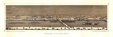 1873 Panorama Aerial Map of Saint Paul Minnesota