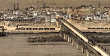 1873 Panorama Aerial Map of Saint Paul Minnesota