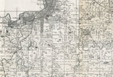 1879 Farm Line Map of Blue Earth County Minnesota Mankato